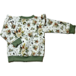 Bluza bawełniana dziewczęca w kwiaty STAR KIDS